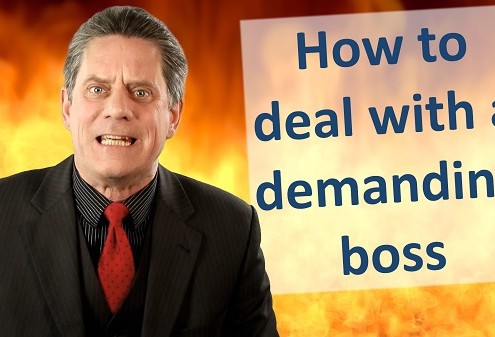 How to deal with a demanding boss